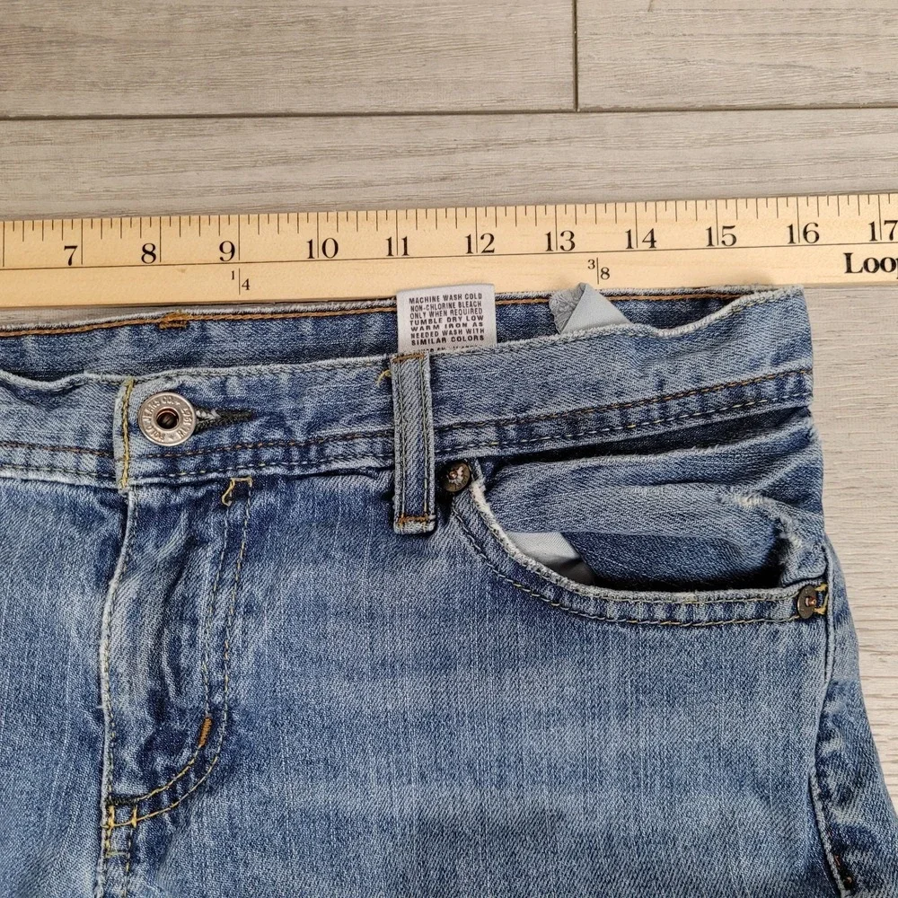 👖Polo‎ Ralph Lauren Stretch Kelly Jean Womens 6/Reg Bootcut Distressed Western